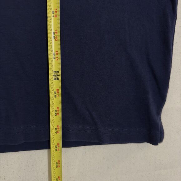 MICHAEL KORS Polo Shirt Men Large Blue MK Logo Cotton Mens - Picture 5 of 7